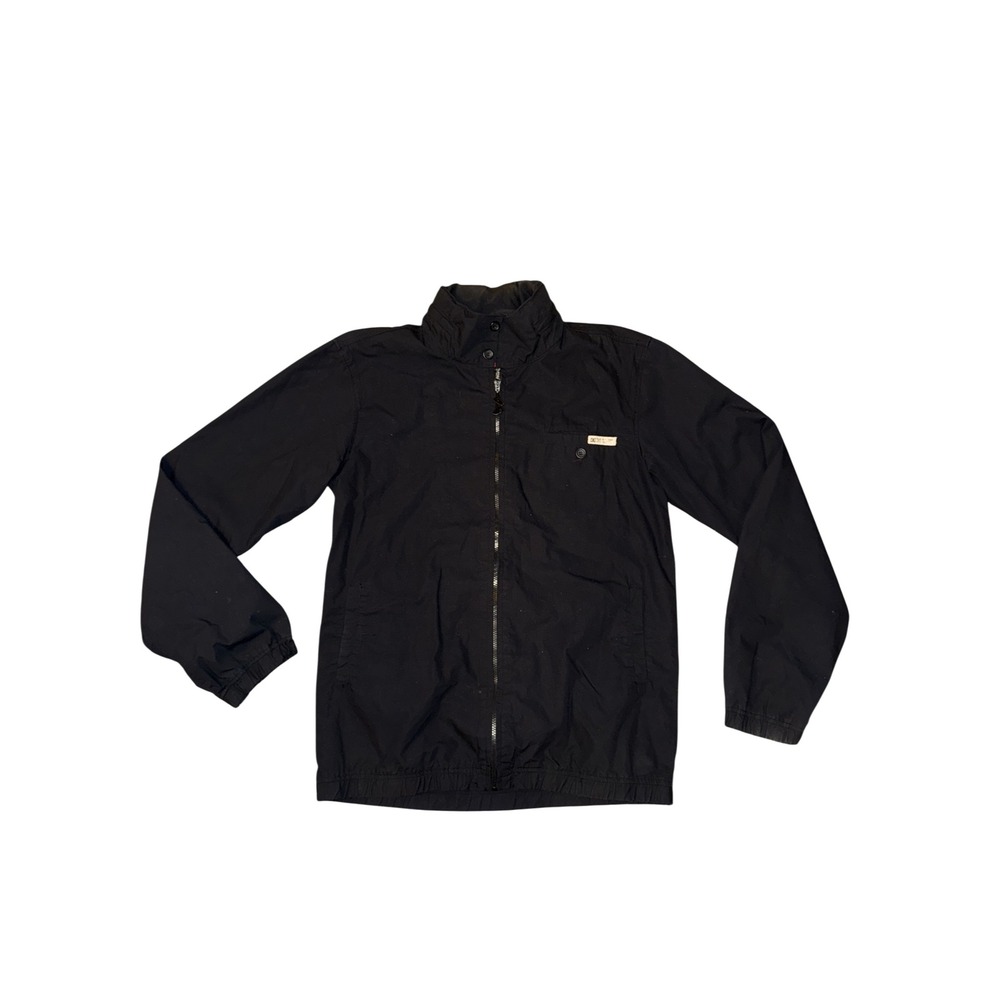 DC Shoes chore jacket Men XXL Black Full Zip Mock Neck Logo